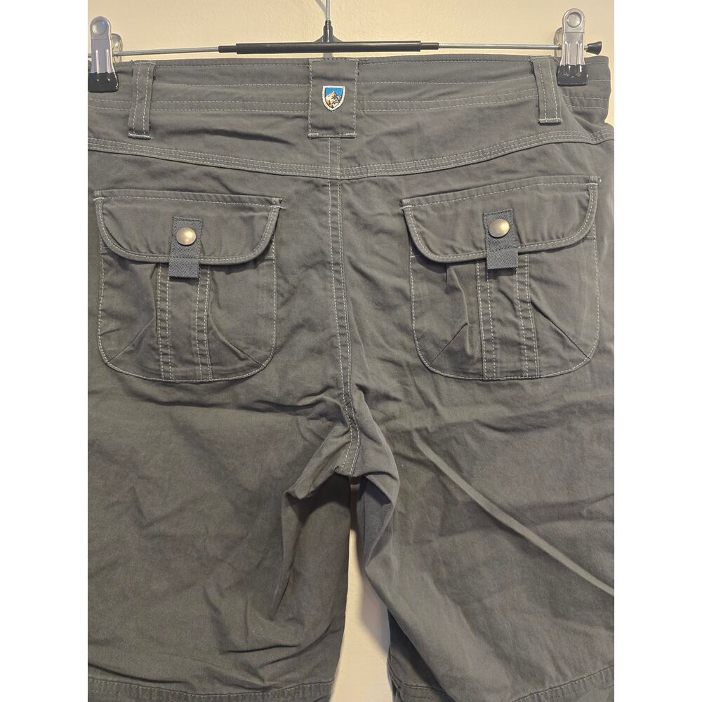 Kuhl Women's Gray Cargo Shorts Size 6 Preloved - Picture 7 of 9